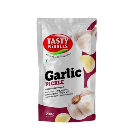 Tasty Nibbles Garlic Pickle 200g Pouch