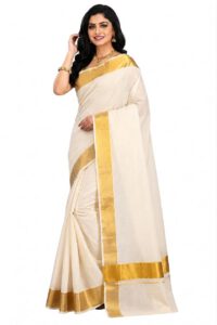 Kerala Kasavu Saree