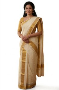Kerala Set Mundu (Mundum Neriyathum)
