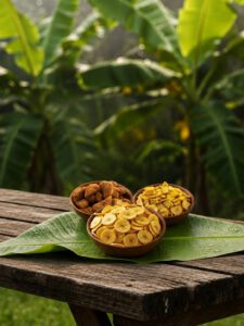 Onam Festival Chips Combo (Banana + Sharkara + Jackfruit)